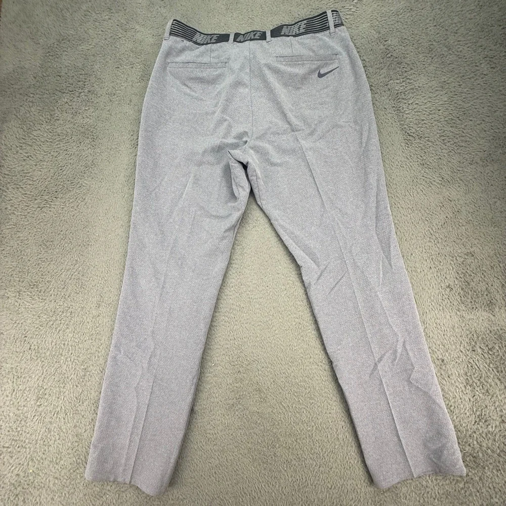 Nike Dri-FIT Golf Pants Mens 34x30 Grey Performance Stretch Trousers